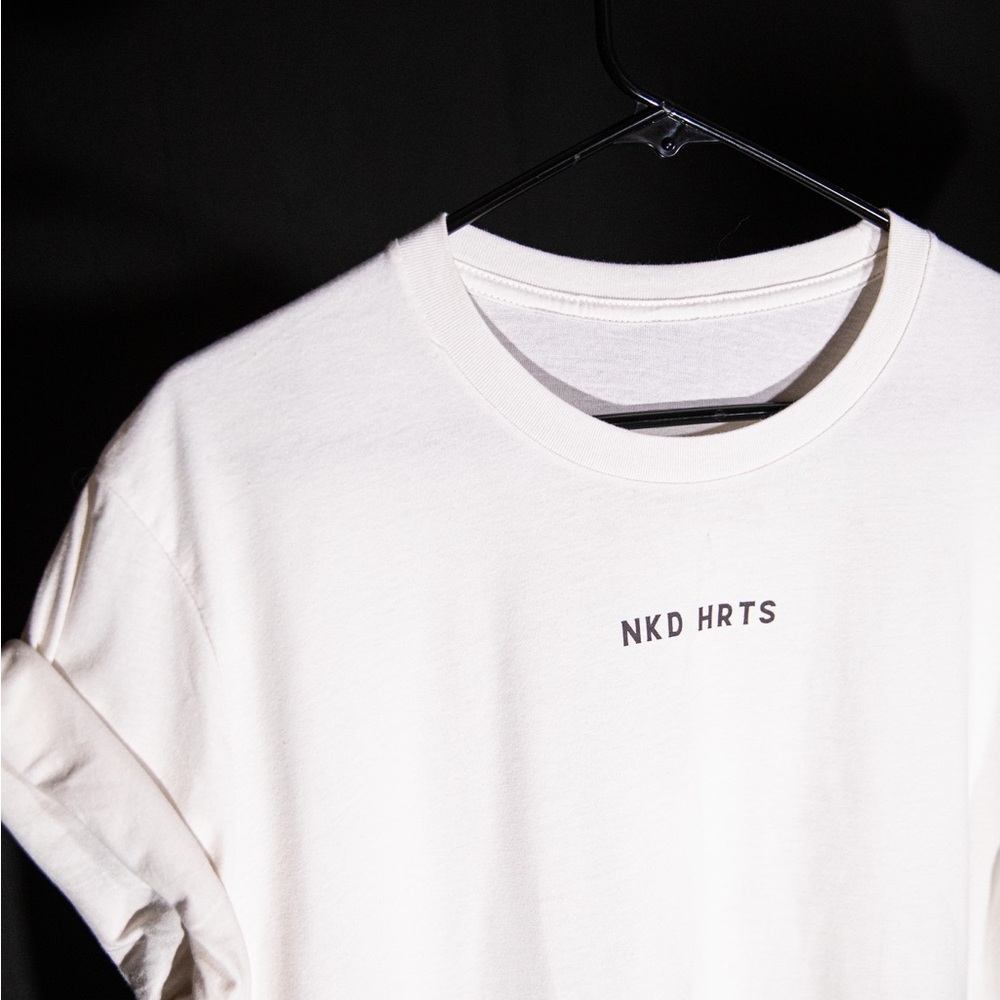 🤍Airy & Organic Cotton T-Shirt in Vintage White by NKD HRTS.